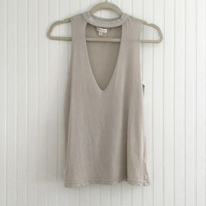 UO x Silence + Noise Choker Deep V-Neck T-Shirt